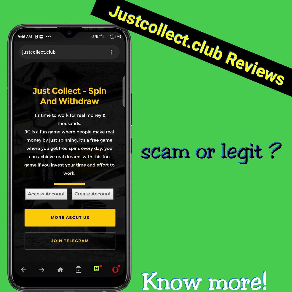 Justcollect.club Reviews: Real or Fake, How it works, Register and Login ? Check out now!