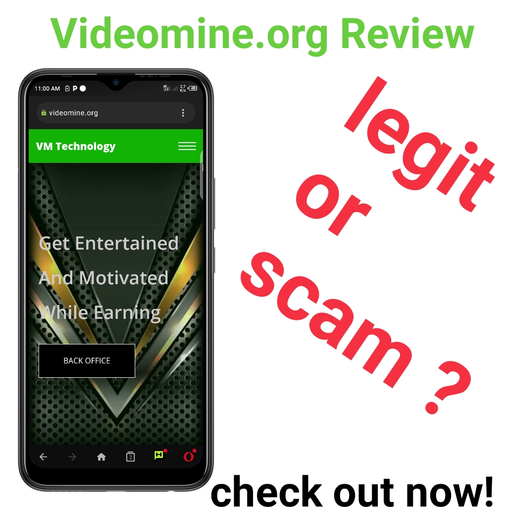 Videomine.org Review: Is Videomine.org Legit or Scam? Read before register or sign up