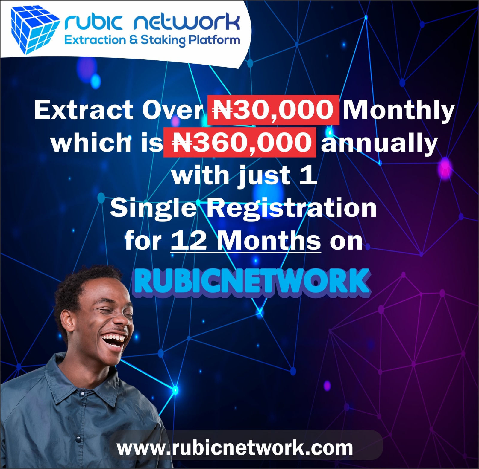Rubicnetwork.com | Make Up to N35,000 Monthly and N420K Annually by Extracting RUBIC Token!